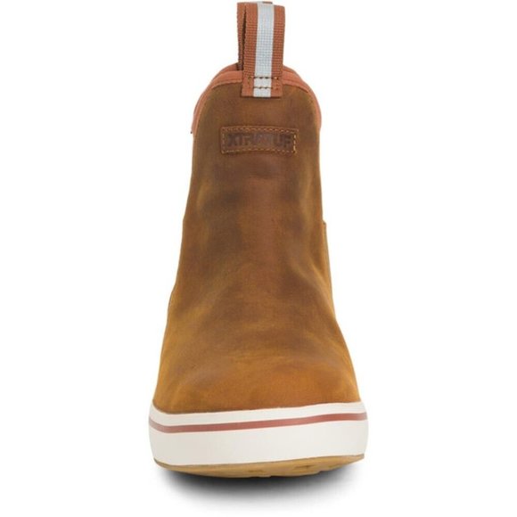NEW Xtratuf Men\'s Waterproof Brown Leather Ankle Deck Boot Size 8 Explorer Grade main image 4